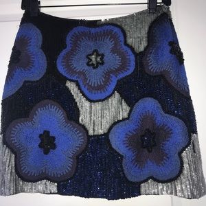 French Connection Sequined Mini Skirt Sz.6